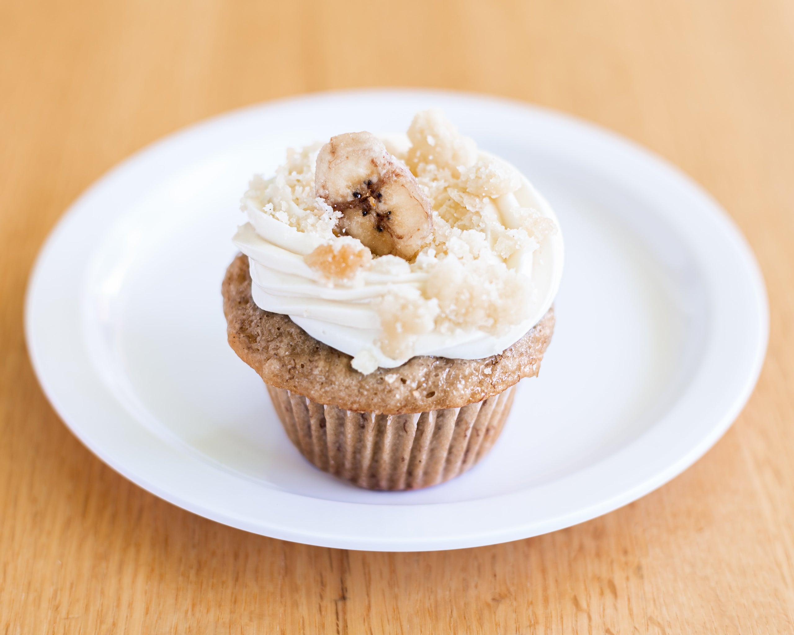 Gluten Free Banana Cream Pie Cupcake