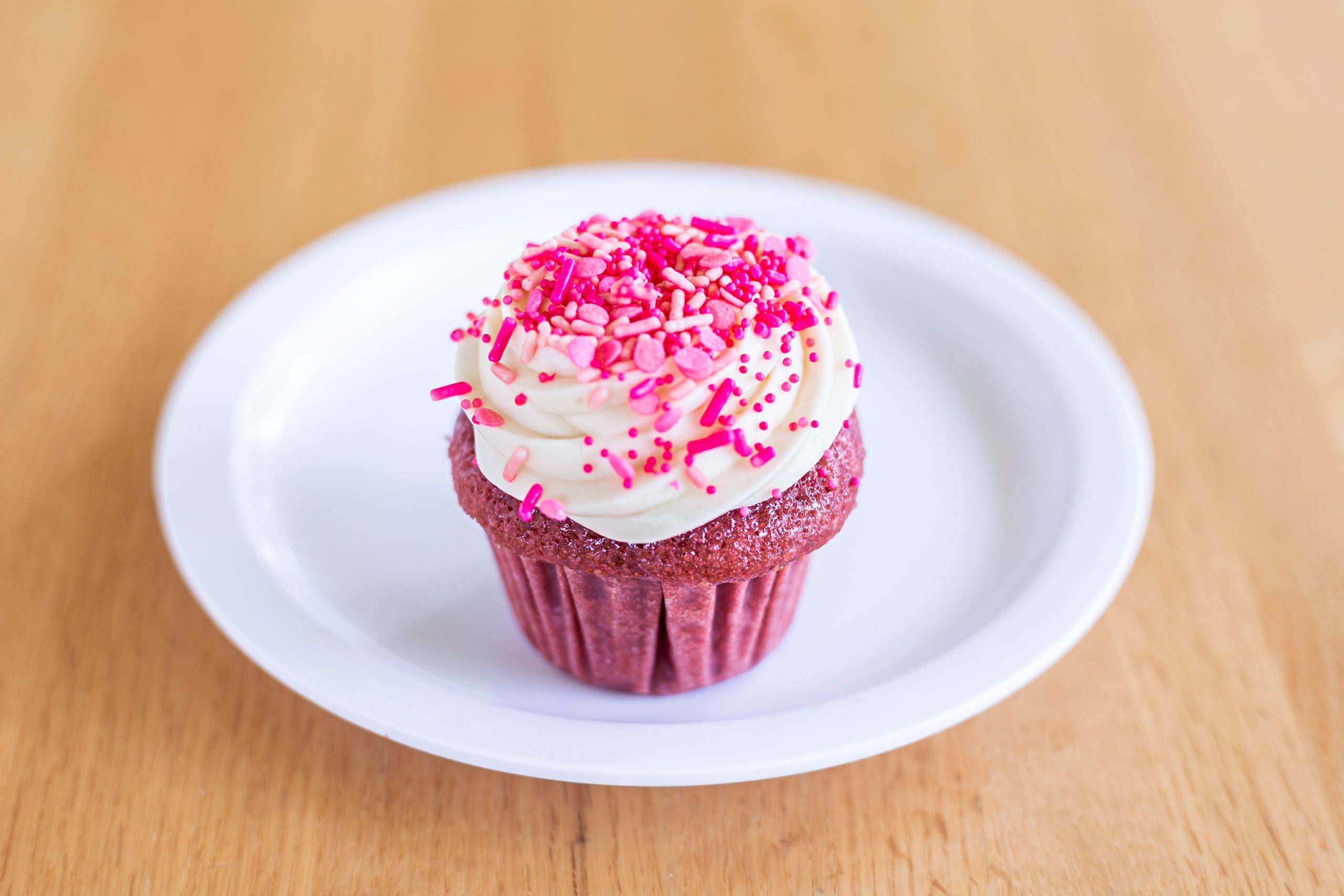 Pink Velvet Cupcake